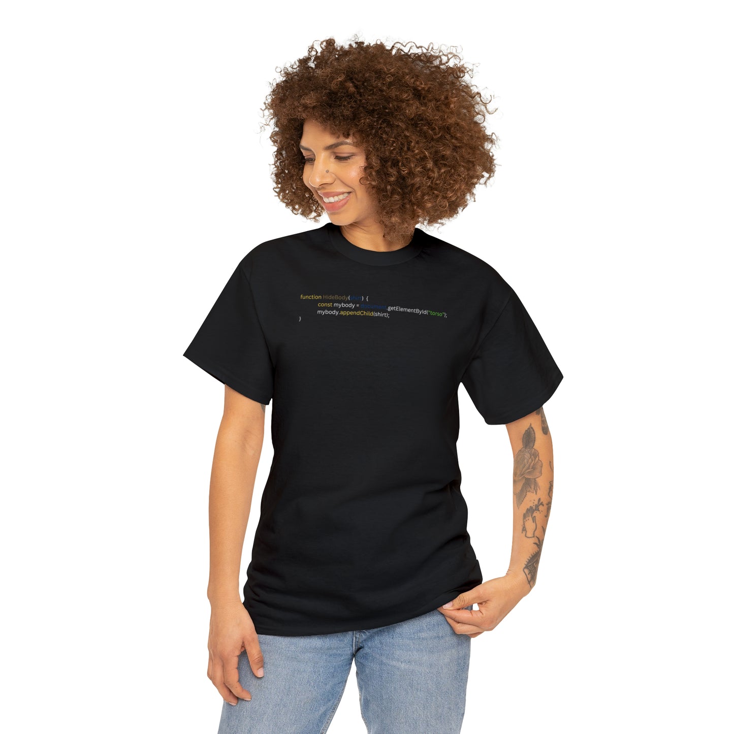 "HideBody" Javascript Function Shirt