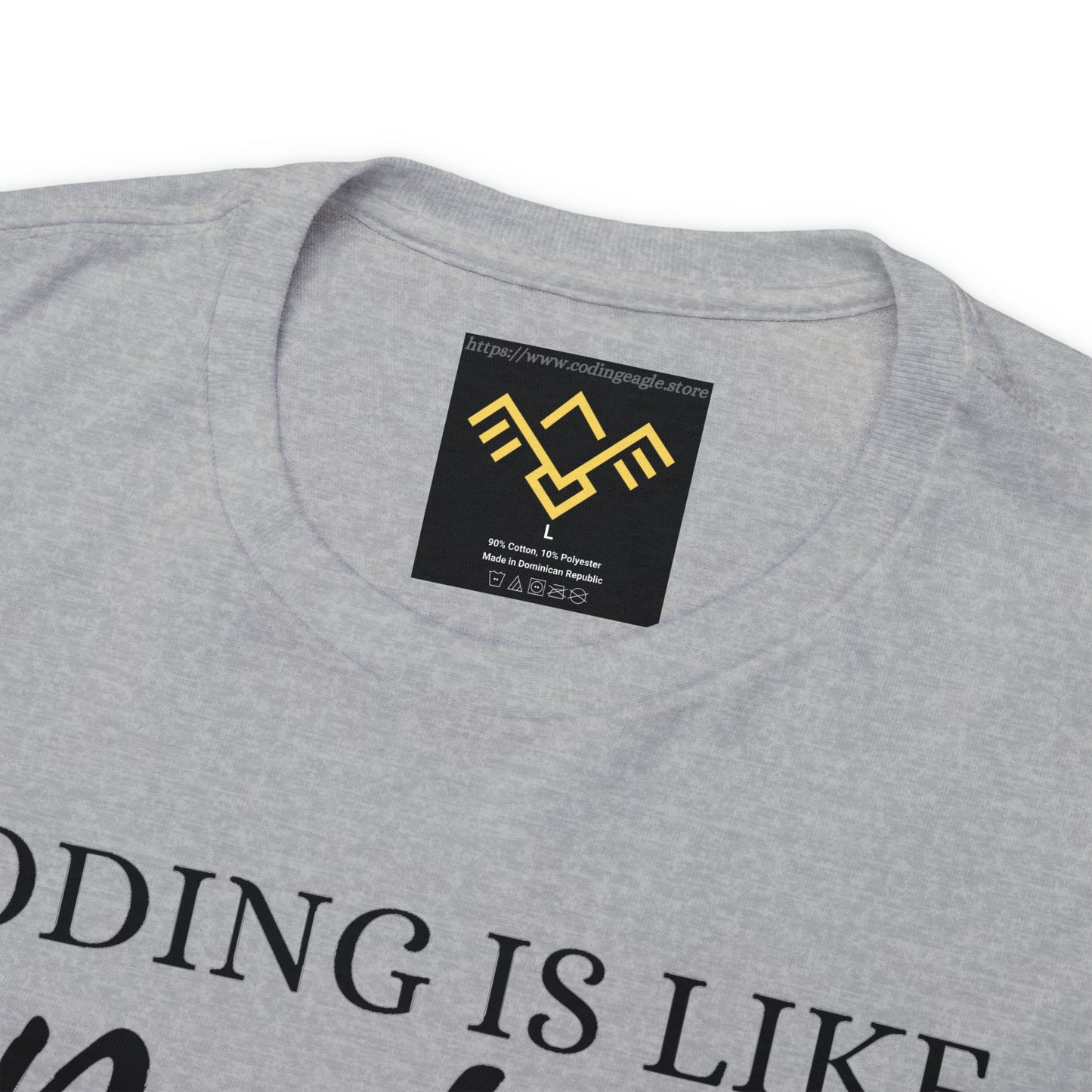 "Coding is like poetry: it should be short and concise" unisex shirt