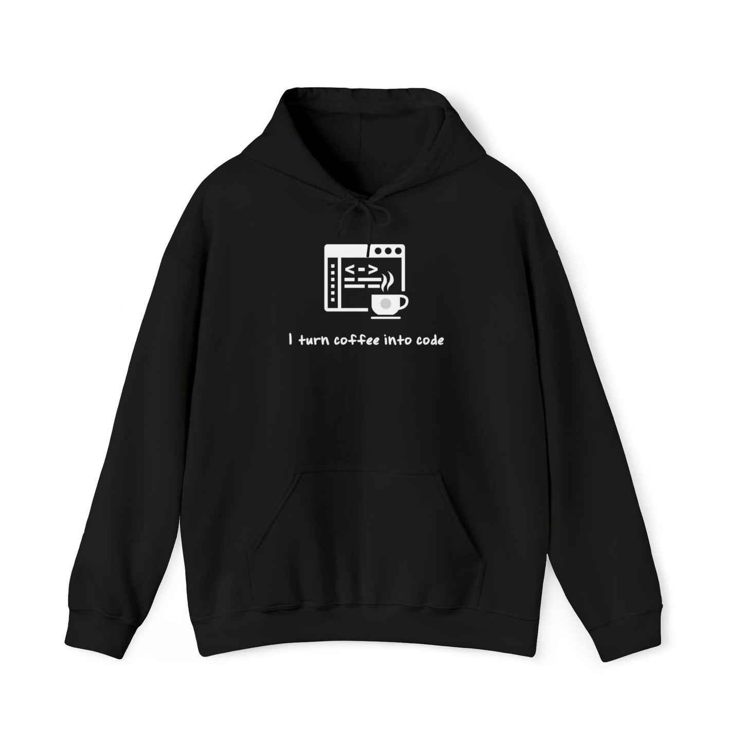 "I turn Coffee into code" hoodie + shirt