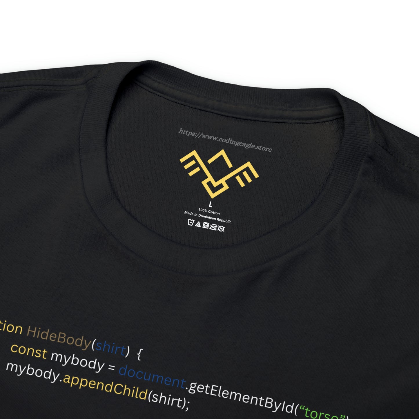 "HideBody" Javascript Function Shirt