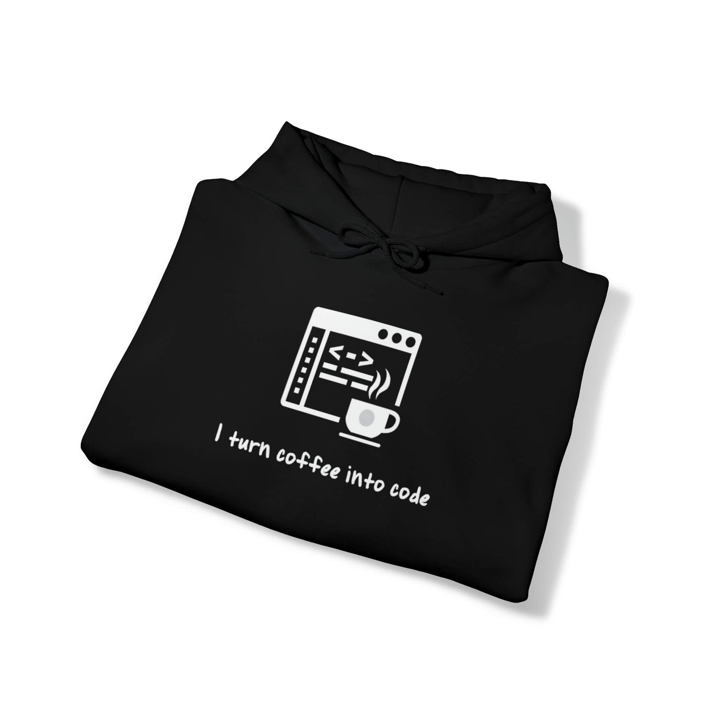 "I turn Coffee into code" hoodie + shirt