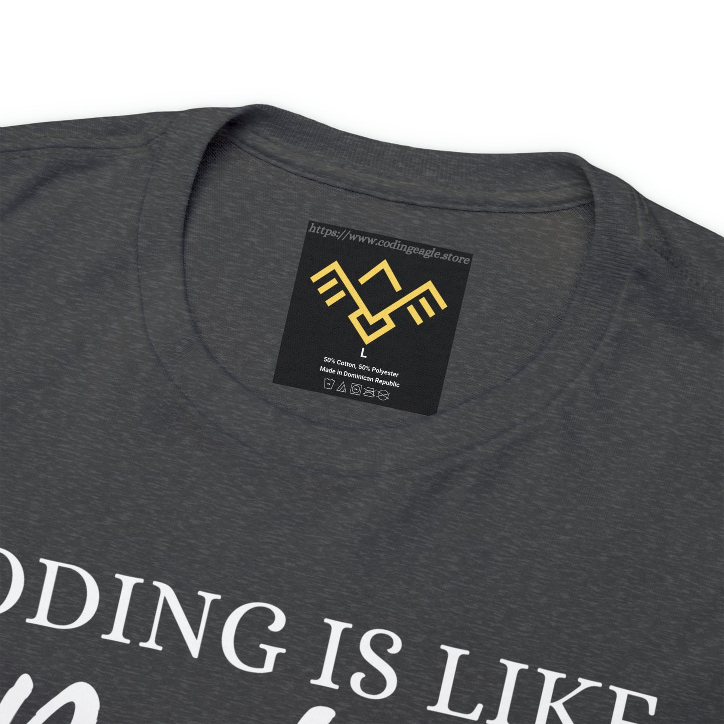 "Coding is like poetry: it should be short and concise" unisex shirt