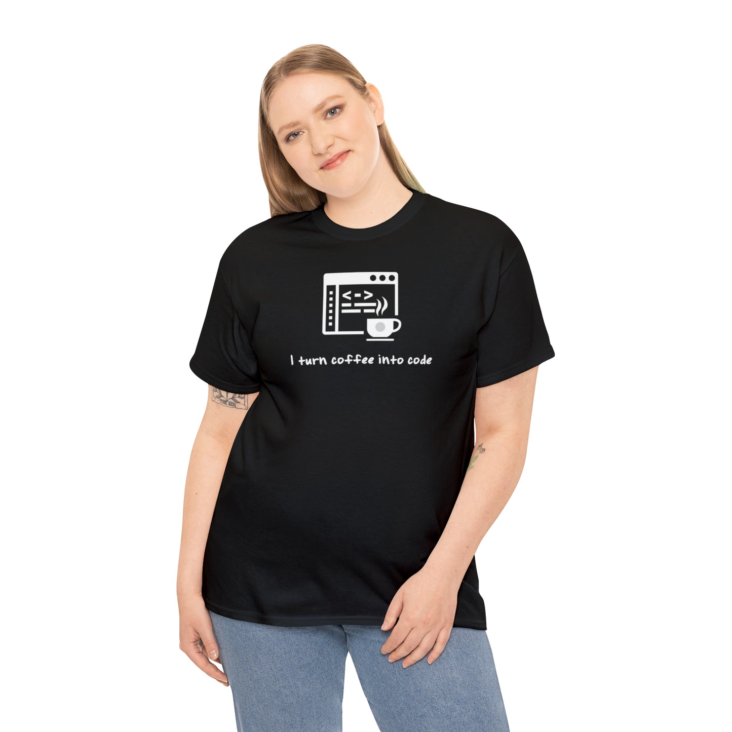 "I turn Coffee into Code" shirt