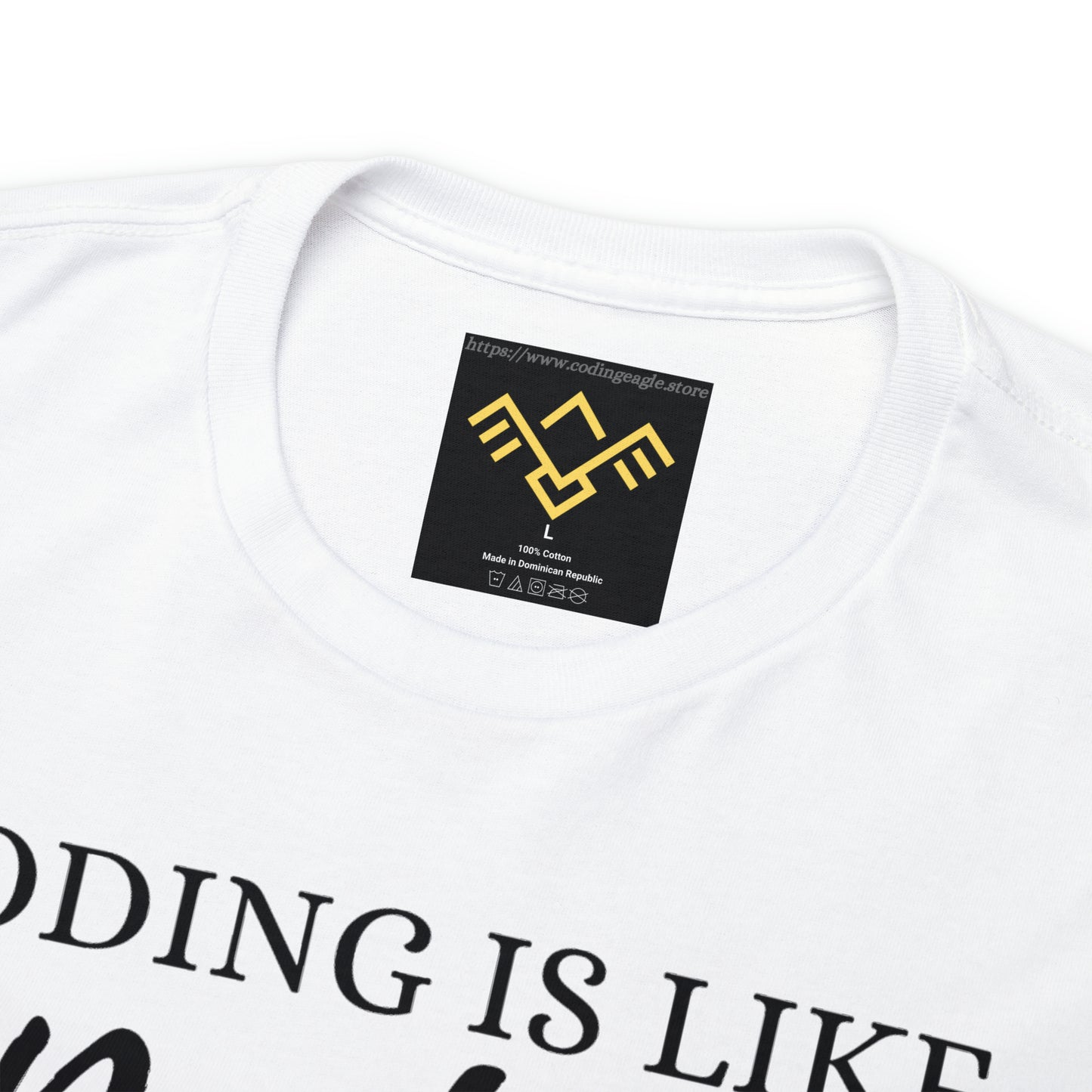 "Coding is like poetry: it should be short and concise" unisex shirt