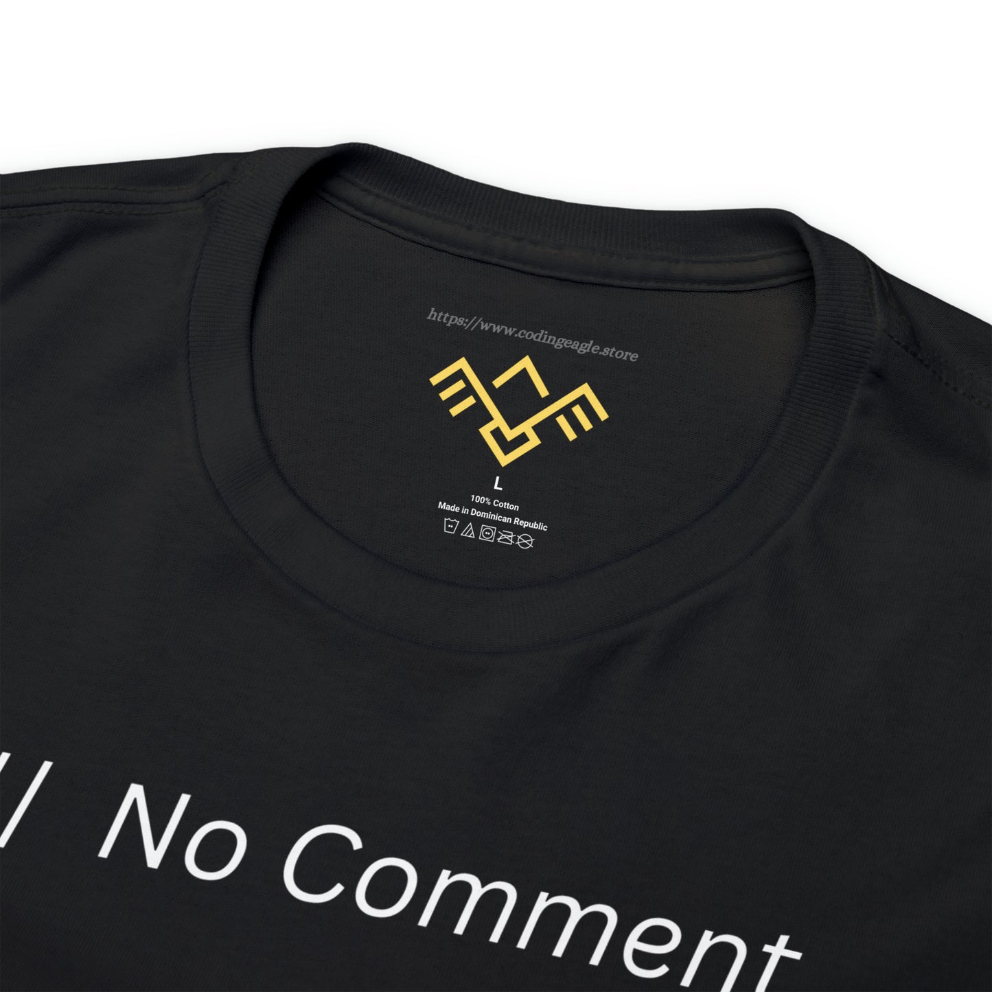 "No comment" unisex shirt