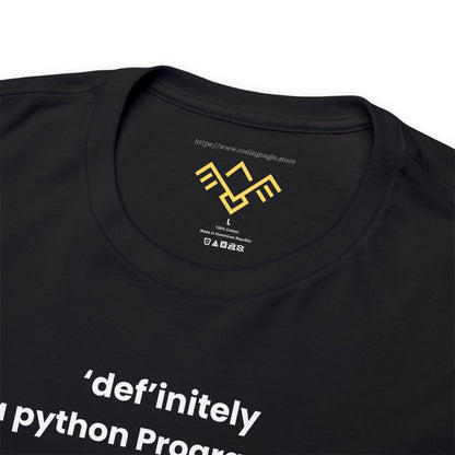 'def'initely a Python Programmer